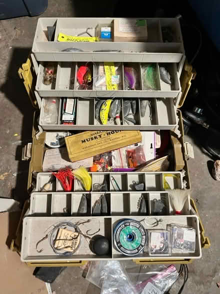 Photo of free Tacklebox with salmon gear (Bryant) #1