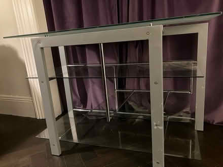 Photo of free Glass TV table (Drumcondra) #1