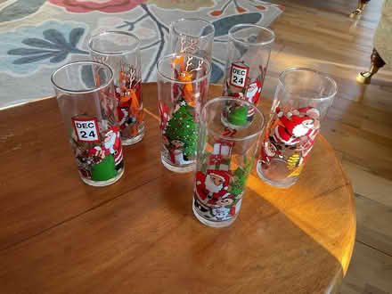 Photo of free Seven Christmas Glasses (DA3) #2