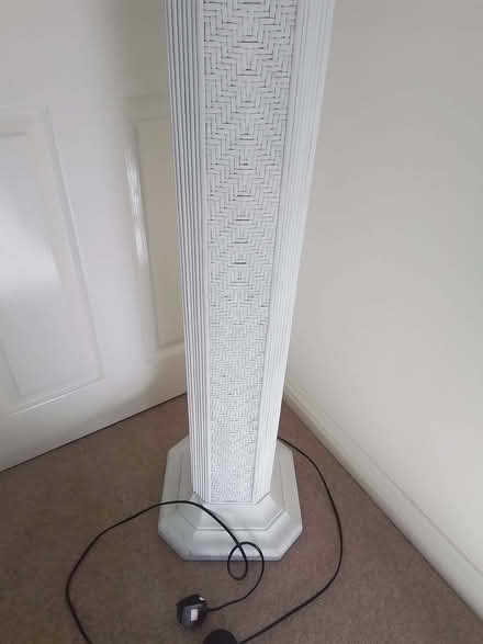 Photo of free Rattan standard lamp (Barton-on-Sea BH25) #3
