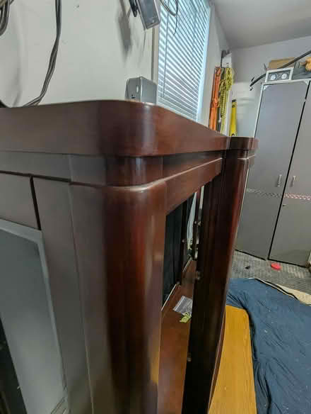 Photo of free Buffet hutch, dark cherry colour (cambridge west side) #2