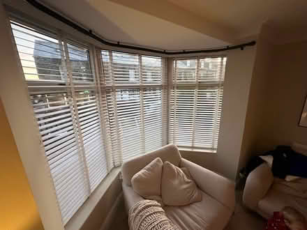Photo of free 3 x large wooden blinds (Harrogate HG2) #1
