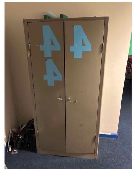 Photo of free Metal cupboard (Frizinghall BD9) #1