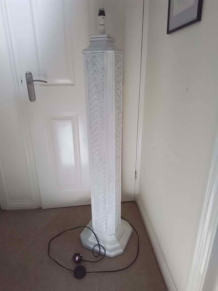 Photo of free Rattan standard lamp (Barton-on-Sea BH25) #1