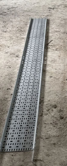 Photo of Short length of shallow cable tray (Nunnery Wood WR5) #1