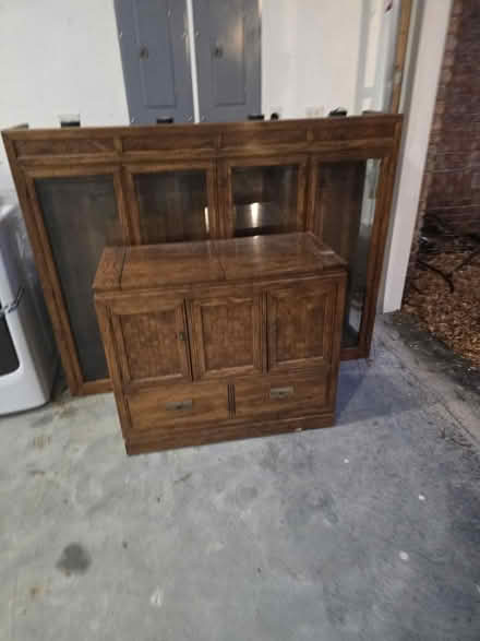 Photo of free China cabinet and server (Angier) #4
