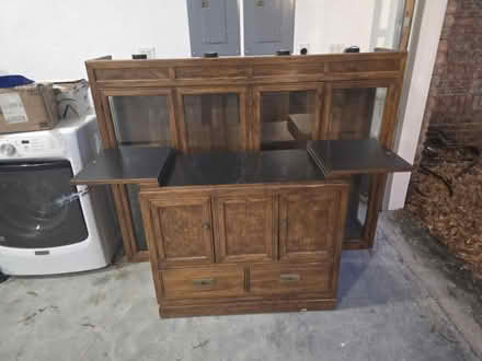 Photo of free China cabinet and server (Angier) #1