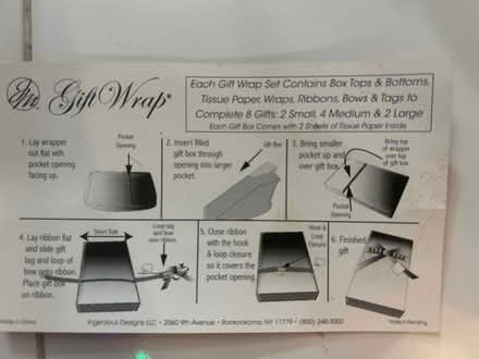 Photo of free Gift wrapping items (10011 (17th & 9th)) #1