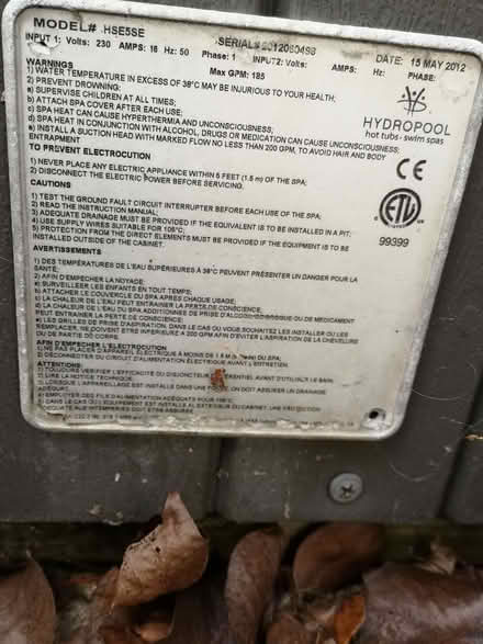 Photo of free Hot tub (Gosport PO12) #3