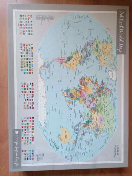 Photo of free Jigsaw: 1000 piece Political World Map (Stirchley B30) #1