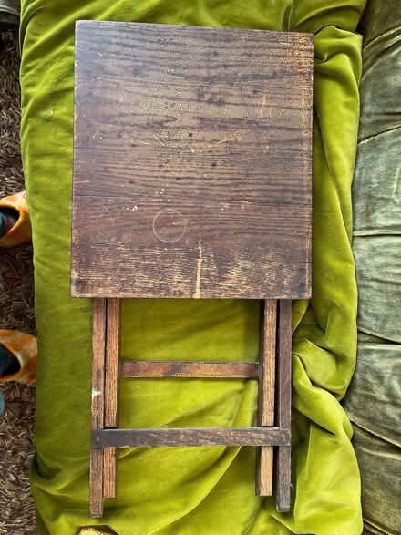 Photo of free Small wooden folding table (Moorlands LA1) #3