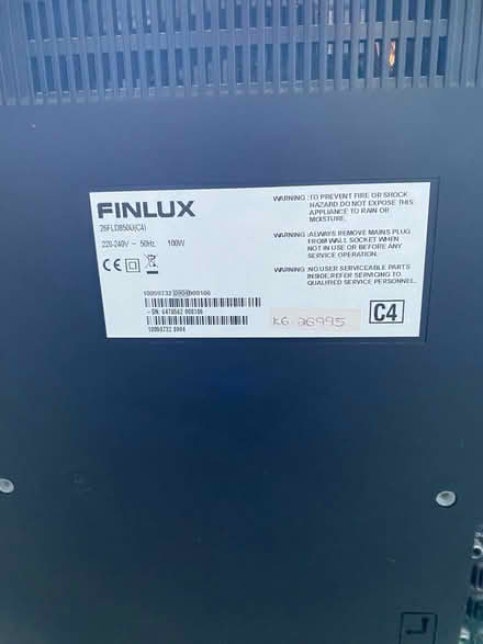 Photo of free Finlux TV - currently not working (Weston) #2