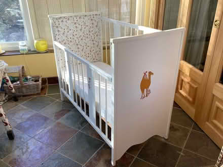 Photo of free Child’s cot with NEW mattress (Binegar BA3) #1