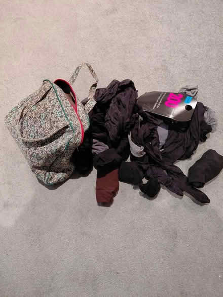 Photo of free Winter tights in toiletry bag (Fleetville AL4) #1