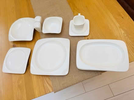 Photo of free Dinnerware, full set (Leatherhead) #1