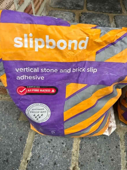 Photo of free Stone & brickslip adhesive & mortar (Brighton BN2 6) #2