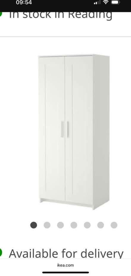 Photo of free IKEA white wardrobe (Cold Harbour OX1) #1