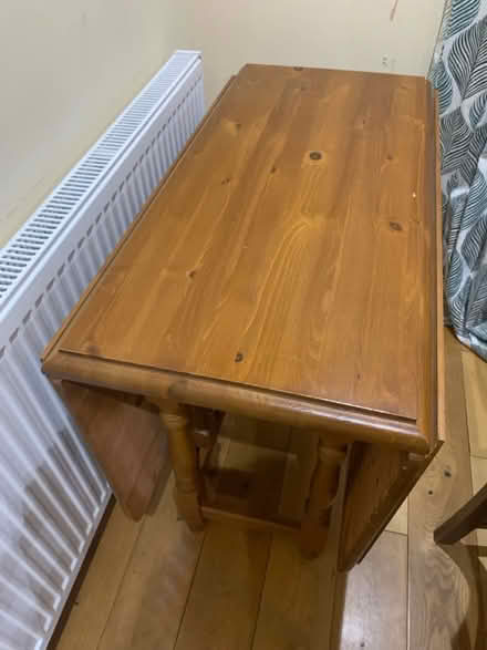 Photo of free Wooden drop leaf table (Carshalton Beeches) #2