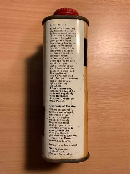 Photo of free Woodworm killer (Lexden, CO3) #2