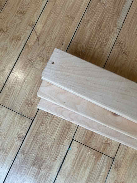 Photo of free 3 x hardwood bed slats, single bed (Petts Wood BR5) #2
