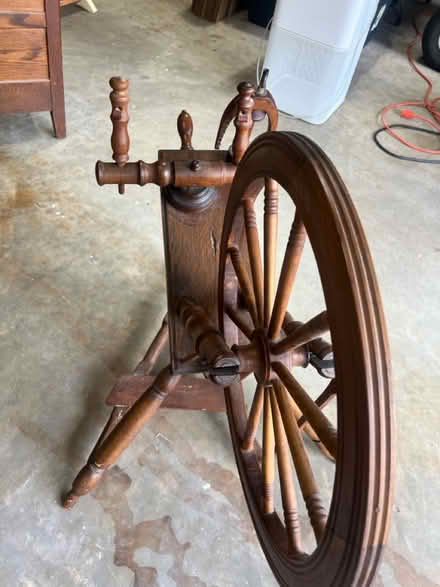 Photo of free Antique spinning wheel (Irmo, SC) #2