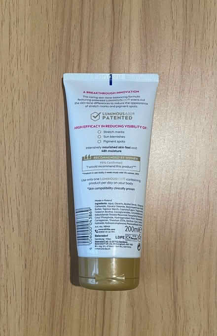 Photo of free Nivea Anti Stretch Marks & Dark Sports Body Cream. (Chorley PR6) #2