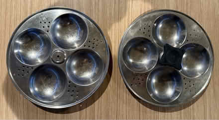 Photo of free Two stainless steel idli plates (Valencia Avenue, Sunnyvale) #1