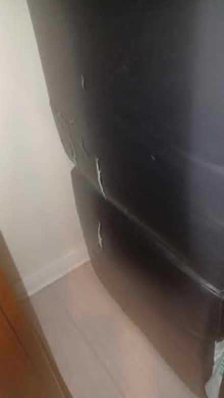 Photo of free Black leather sofa (Broxbourne EN10) #1