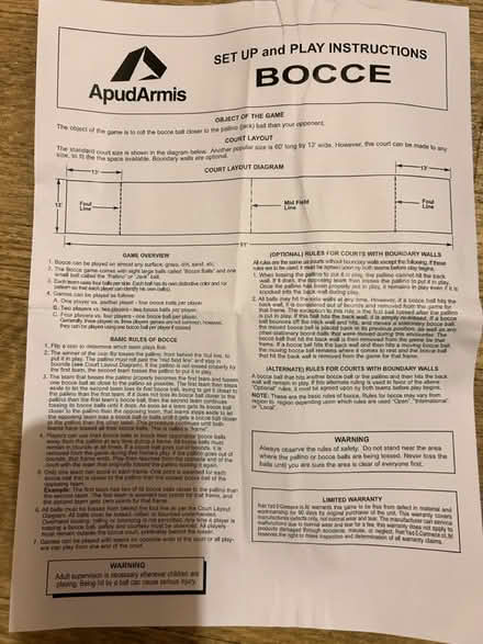 Photo of free Boules (BS36) #3