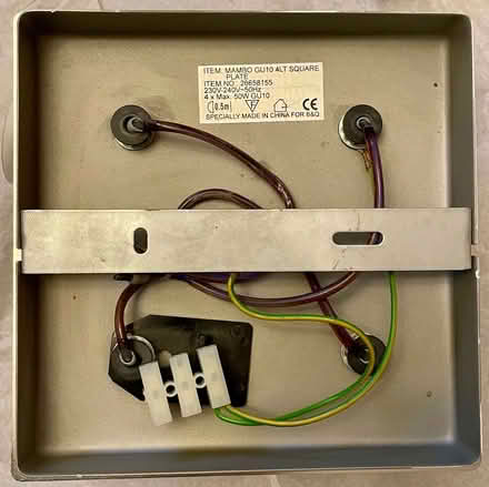 Photo of free Chrome 4 adjustable spot ceiling lights (GU10 bulbs) (Heswall CH60) #3