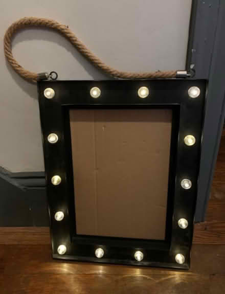 Photo of free Mirror or picture frame with lights (Wv6 0hf) #1