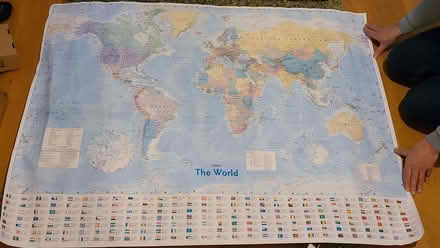 Photo of free Large map of the world (Curbridge OX29) #1