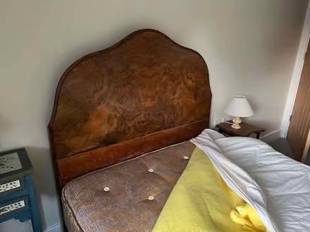 Photo of free Small size double bed with steel sprung base (Rotherwick RG27) #2