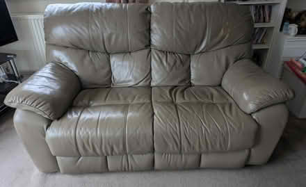 Photo of free 3 piece faux leather furniture (LD1 5SA) #1