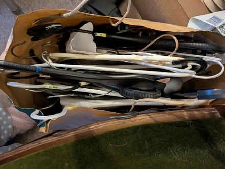 Photo of free Plastic coat hangers (Coombe Bissett SP5) #1