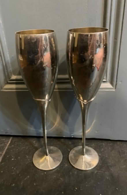 Photo of free Metal champagne flutes (Wv6 0hf) #1