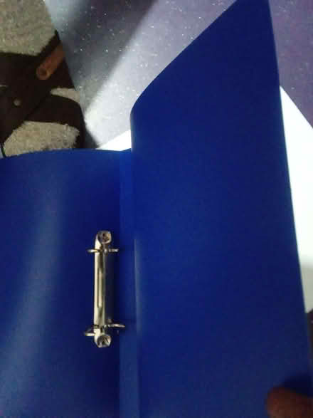 Photo of free 2 ring binders and a slim file holder (Lewisham SE13) #2