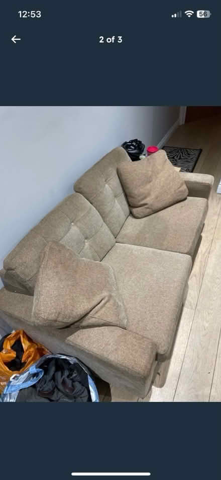 Photo of free Two seater Sofa (East Dulwich SE22) #2