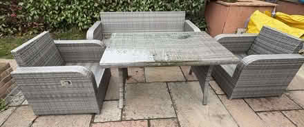 Photo of free Garden Patio set of sofa, table and chairs (DA5) #1