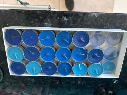 Photo of free Blue tea lights (South Woodchester GL5) #1