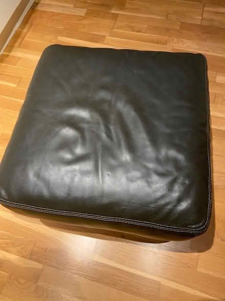 Photo of free Leather footstool (Colliers Wood) #1