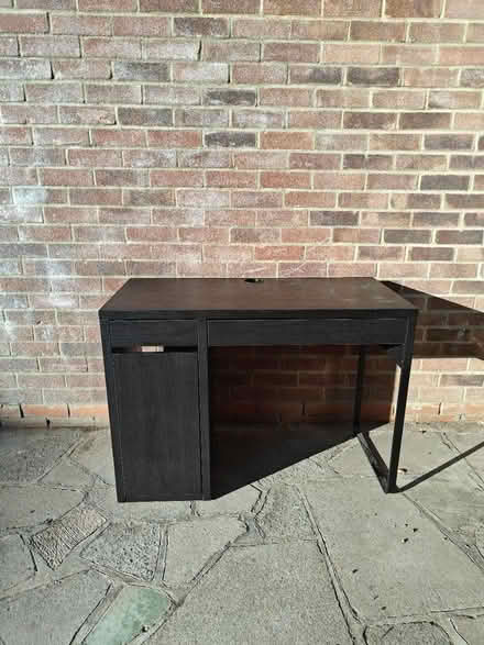 Photo of free Black "MICKE" IKEA desk (KT1 2JG) #1