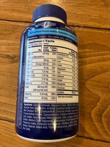 Photo of free Men’s One A Day multivitamin (Havertown) #2