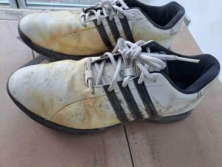 Photo of free Adidas size 10 gold shoes (Heswall) #3
