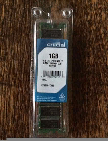 Photo of free 1GB DDR RAM (last chance) (Cromford DE4) #1