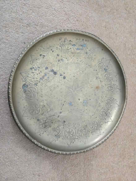 Photo of free Moroccan brass plate (Freehold LA1) #1