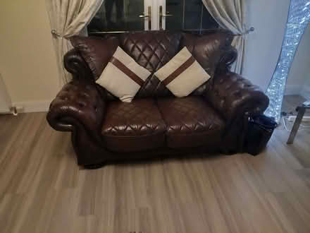 Photo of free Three peace chesterfield sofas chair (Glenrothes KY6) #2