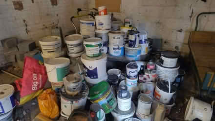 Photo of free Many tins of part-used paint (Tottenham N17) #1