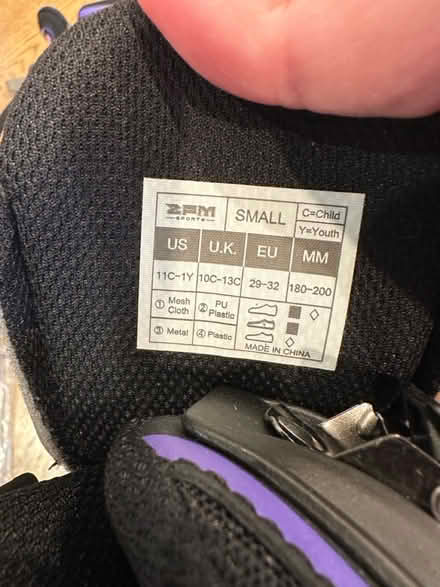 Photo of free ZPM Kids adjustable rollerblades (Winchester MA) #3