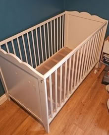 Photo of free Ikea Hensvik Baby Cot (Old leighlin - Carlow.) #1